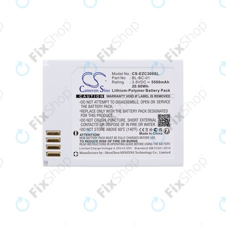 Baterija za Ezviz C3a, 5500mAh, Li-Pol, 3.8V, BL-BC-01, HQ