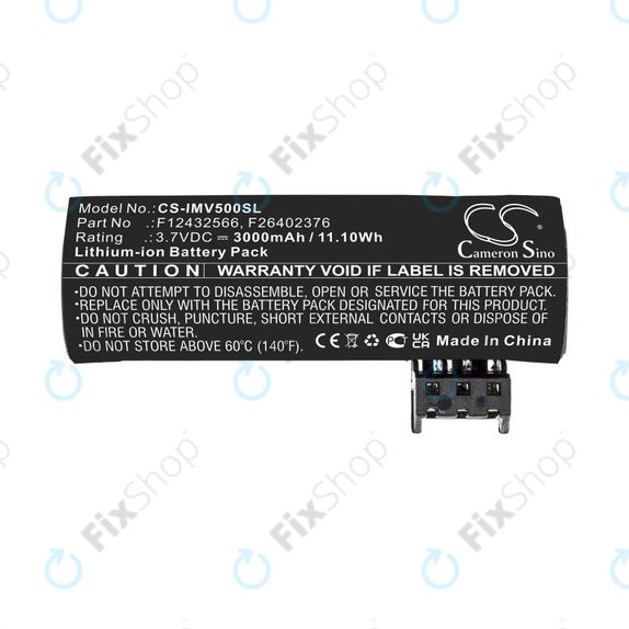 Baterija za Ingenico Move 5000, 3000mAh, Li-Ion, 3.7V, F26402376, HQ