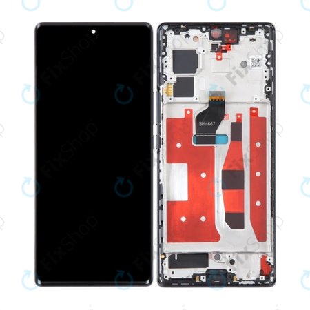 Honor 70 FNE-AN00 - LCD zaslon + zaslon osjetljiv na dodir + okvir (ponoćno crna) TFT