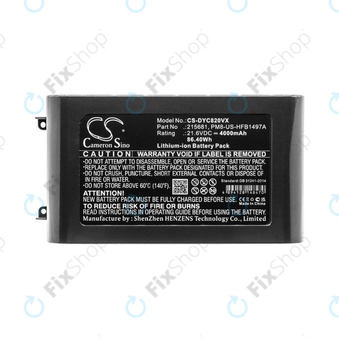 Dyson V8 - Baterija Li-Ion 4000mAh HQ