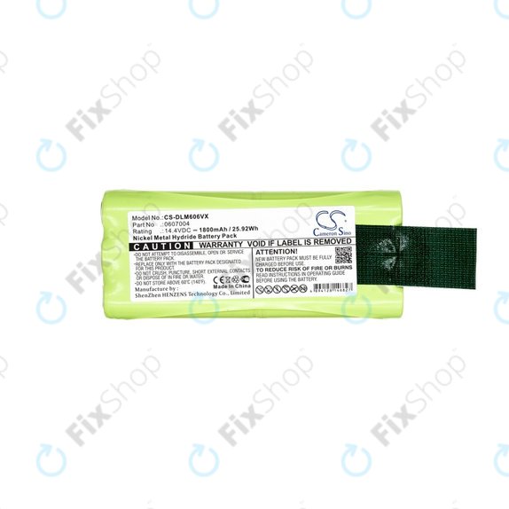 Dirt Devil Libero M606, M606-1, M606-2, M606-3, M606-4, M607, M612 - Baterija 0607004, 0612014 Ni-MH 14.4V 1800mAh HQ
