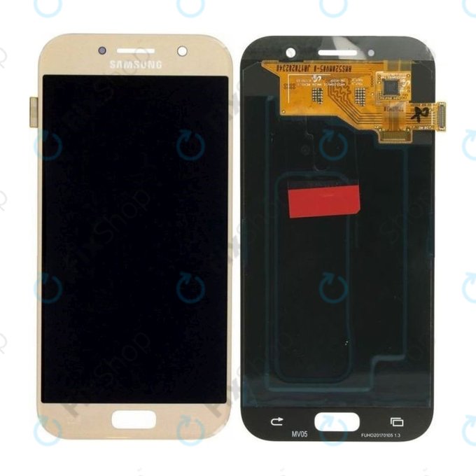 Samsung Galaxy A5 A520F (2017) - LCD zaslon + zaslon osjetljiv na dodir (zlatni pijesak) - GH97-19733B, GH97-20135B Originalni servisni paket