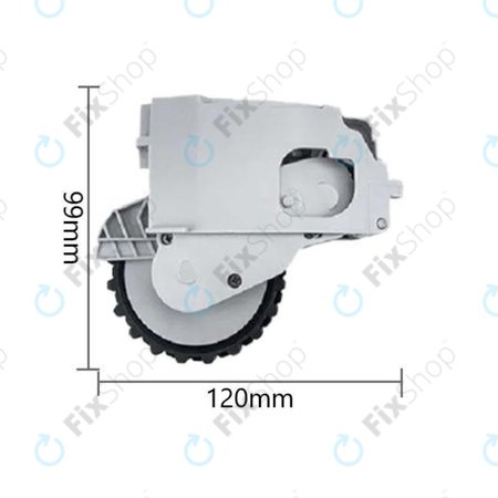 Xiaomi Dreame F9, Mi Robot Vacuum Mop (Mijia 1C), 2 Pro+ (Mijia 1T) - Kotač s motorom (lijevo) (Bijela)