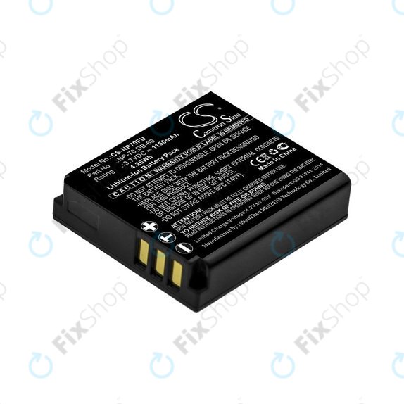 Baterija za Panasonic Lumix DMC-FX01, 1150mAh, Li-Ion, 3.7V, CGA-S005, HQ