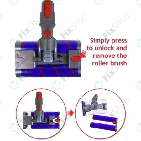 Dyson V-series, Outsize - Glava s dvostrukim valjkom