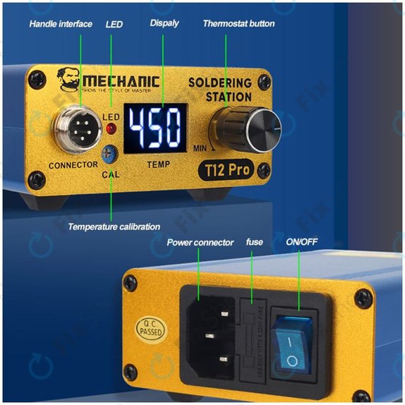 Mechanic T12 Pro - Digitalna stanica za lemljenje (Blue)