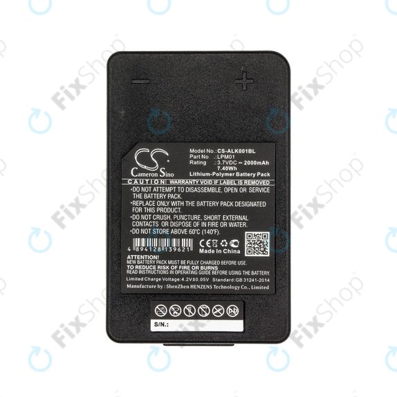 Baterija za Autec LK NEO, 2000mAh, Li-Pol, 3.7V, LPM01, HQ