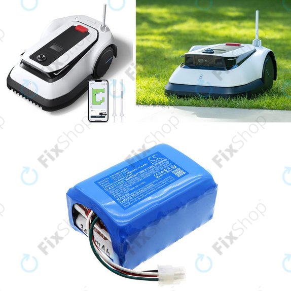 Baterija za Ecovacs BAIZE, G1-800, GX-600, GOAT G1, 6400mAh, Li-Ion, 18.5V, 201-2201-0903, HQ