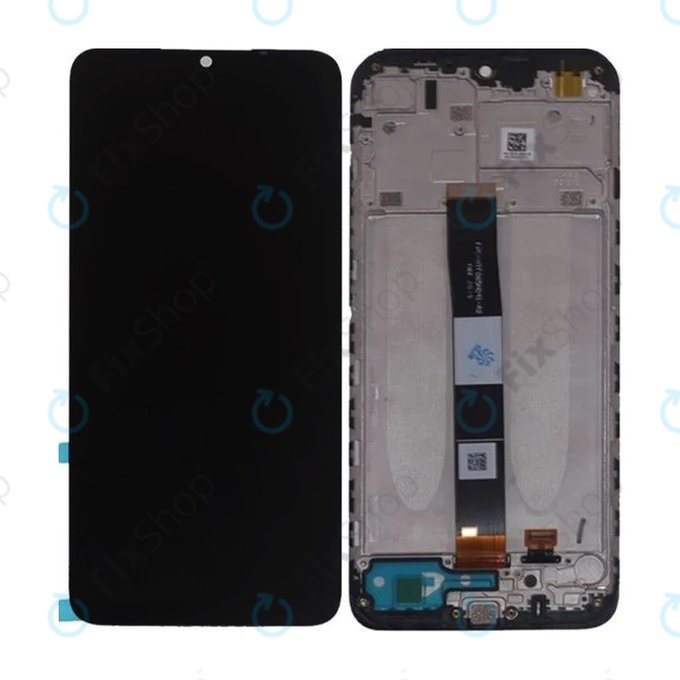 Xiaomi Redmi 9A - LCD zaslon + zaslon osjetljiv na dodir + okvir (Black) TFT