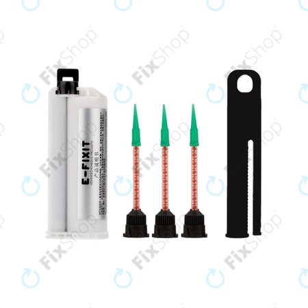 E-Fixit F14167 - Univerzalno AB super ljepilo za popravak AEF + pištolj za nanošenje