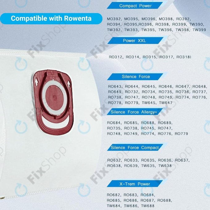 Rowenta Silence Force, X-Trem Power - Vrećica za prašinu (ZR200720)
