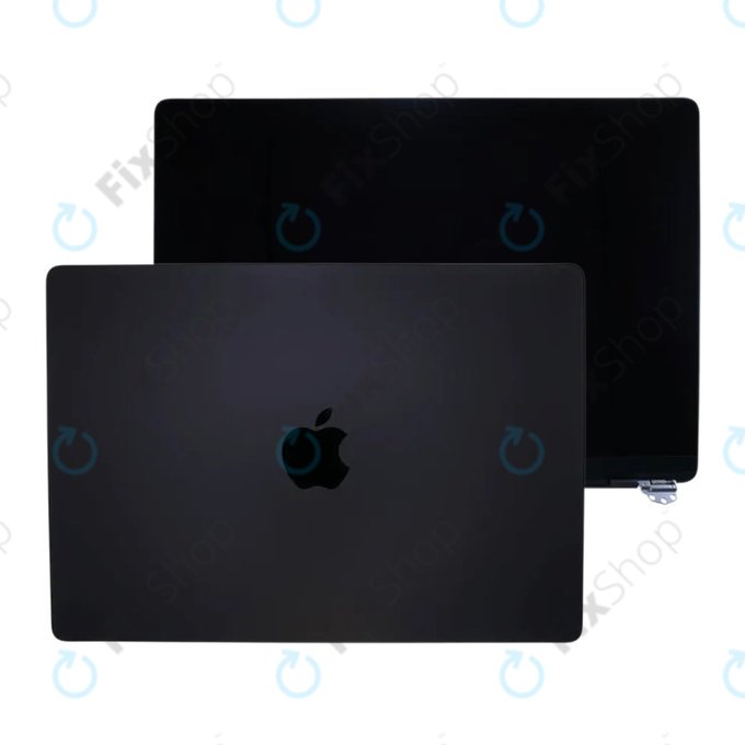 LCD zaslon za MacBook Pro 14", A3112, A3185 (2024), s prednjim staklom i pokrovom, Nano-Texture, Space Black, 661-41795, Genuine Apple