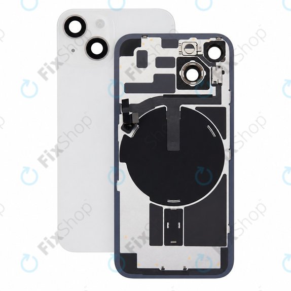 Staklo stražnjeg kućišta za iPhone 14, Starlight, Pulled A