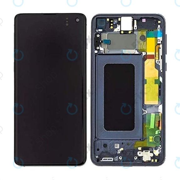 Samsung Galaxy S10e G970F - LCD zaslon + zaslon osjetljiv na dodir + okvir (Prism Black) OLED