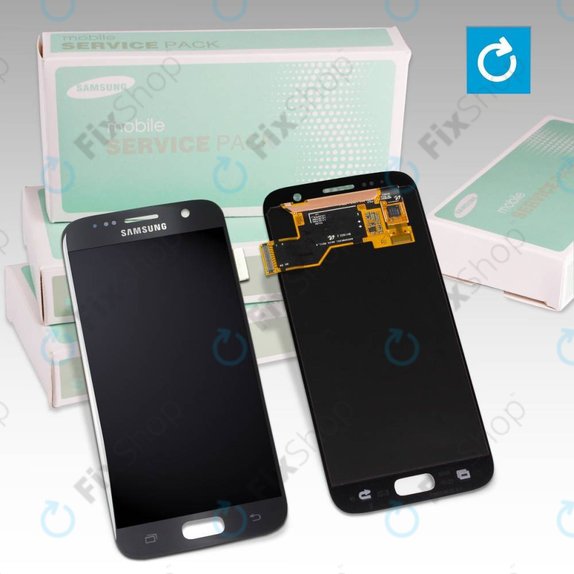 Samsung Galaxy S7 G930F - LCD zaslon + zaslon osjetljiv na dodir (Black) - GH97-18523A, GH97-18761A, GH97-18757A Genuine Service Pack