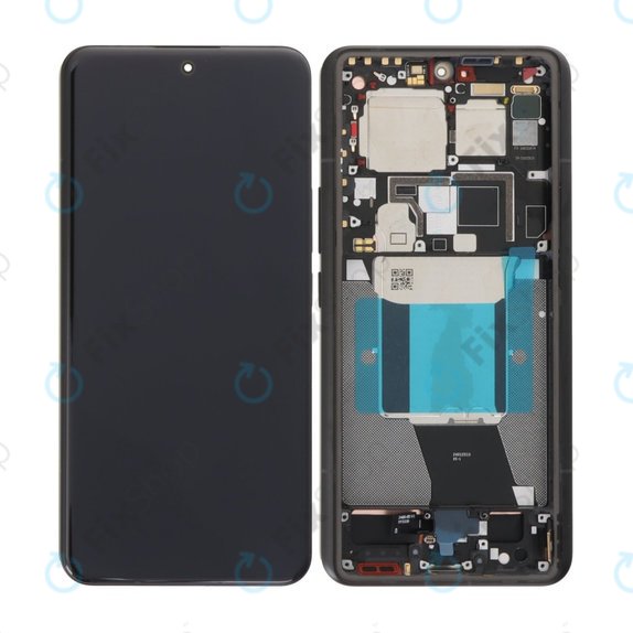 Xiaomi 14 Ultra - LCD zaslon + zaslon osjetljiv na dodir + okvir (Black) OLED