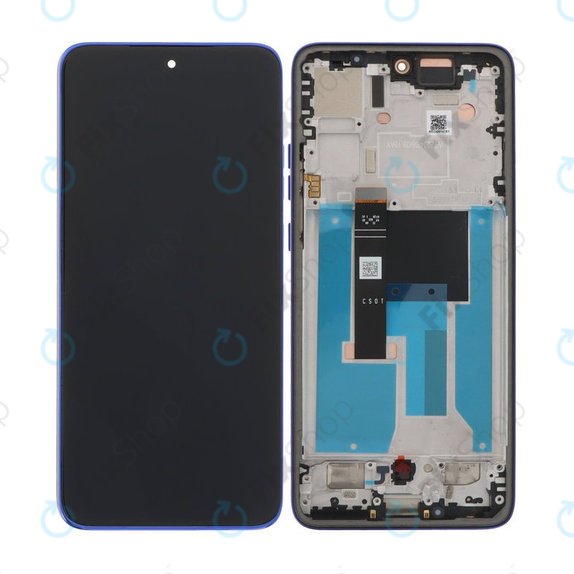 Motorola Edge 50 Neo - LCD zaslon + zaslon osjetljiv na dodir + okvir (Nautical Blue) OLED
