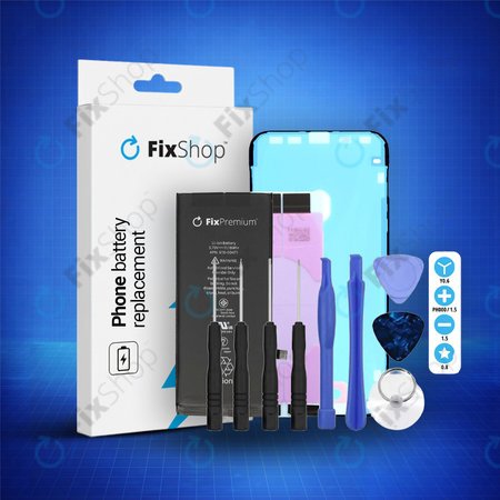 Apple iPhone XR - Baterija 2942mAh FixPremium + Ljepilo za baterije + Ljepilo za LCD + Set alata - Multipack