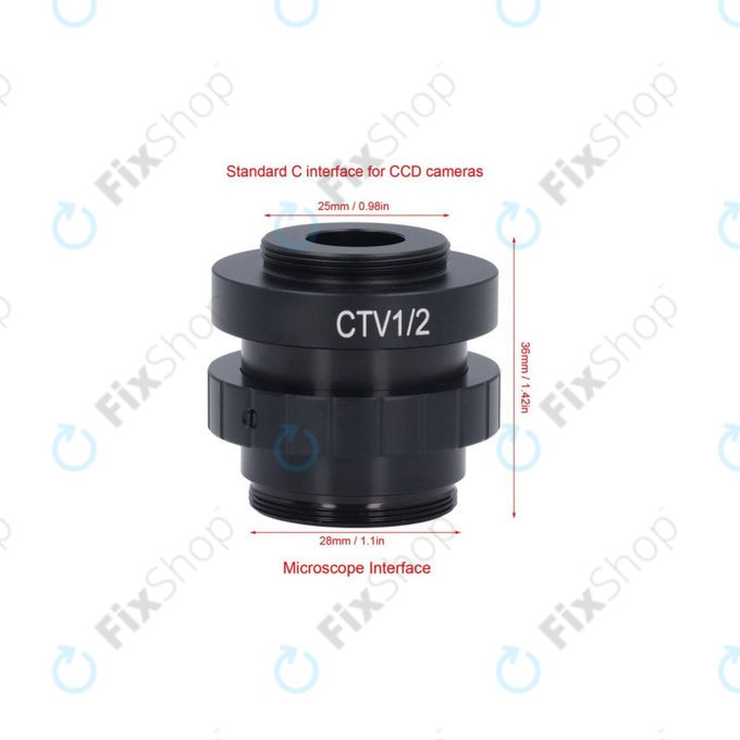 CTV adapter 1/2" C-Mount za mikroskop