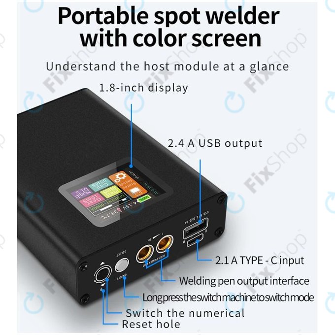 Docreate SW - Prijenosni aparat za točkasto zavarivanje s digitalnim zaslonom (5000mAh)