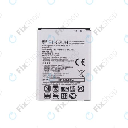 LG L70 D320N, Spirit H440, L65 D280 - Baterija BL-52UH 2100mAh