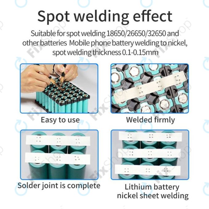 Docreate HPSW 5000W - Mini komplet za točkasto zavarivanje (4000mAh)