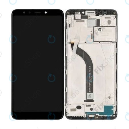Xiaomi Redmi 5 - LCD zaslon + zaslon osjetljiv na dodir + okvir (Black) TFT