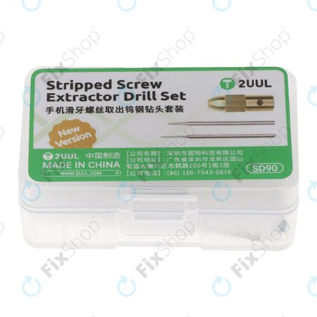 Set svrdla za vađenje oštećenih vijaka, 2UUL SD90