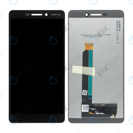 Nokia 6.1 - LCD zaslon + zaslon osjetljiv na dodir - 20PL2BW0001 Originalni servisni paket