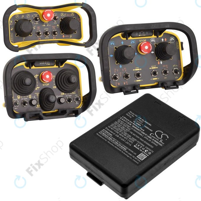 Baterija za Autec Funkfernsteuerung Air, Modular AJM, 1400mAh, Li-Ion, 7.4V, LPM02, HQ