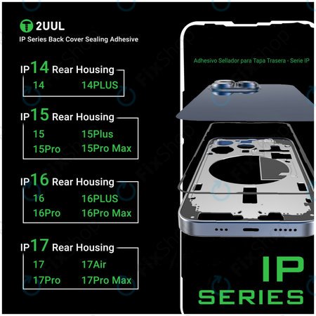 Ljepilo za brtvljenje stražnjeg stakla za iPhone 15 Plus, 2UUL BA15PS