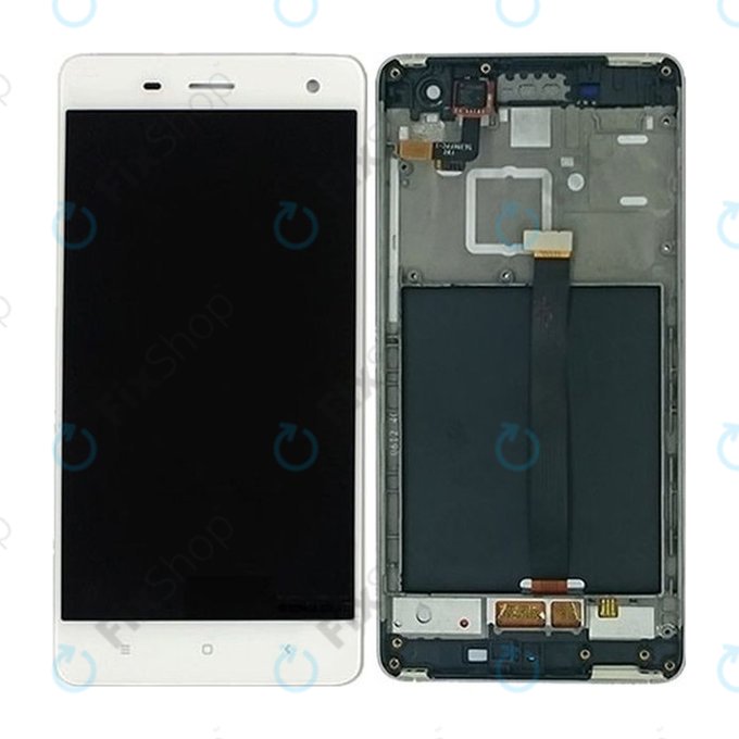 Xiaomi Mi 4 - LCD zaslon + zaslon osjetljiv na dodir + okvir (White) TFT