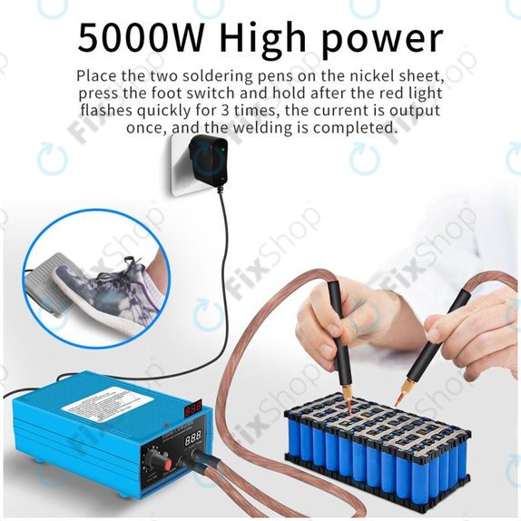 Docreate HPSW 5000W - Mini komplet za točkasto zavarivanje (4000mAh)