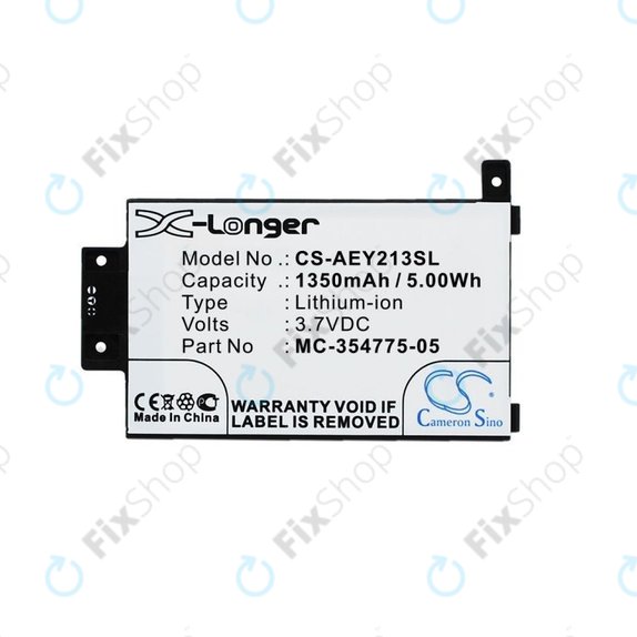 Amazon Kindle Paperwhite 2013, 6th Gen, 6 2015, Touch 2013 - Baterija MC-354775-05 1350mAh HQ