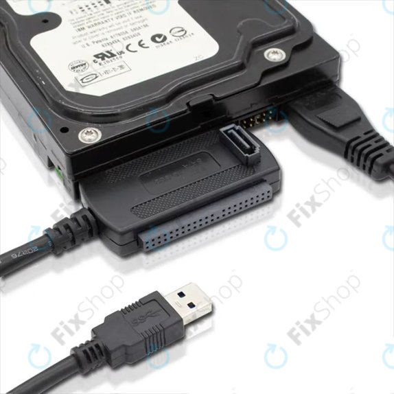 USB 2.0 na IDE / SATA adapter za 2,5" i 3,5" HDD/SSD, s EU napajanjem