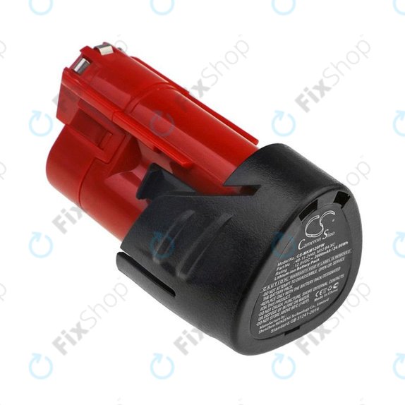 Baterija za Milwaukee C12, M12, 2000mAh, Li-Ion, 12V, 48-11-2440, HQ