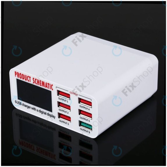 Product Schematic 896 - USB stanica za punjenje s USB 3.0