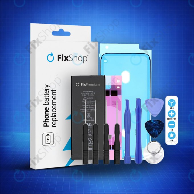 Apple iPhone 8 - Baterija 1821mAh FixPremium + Ljepilo za baterije + Ljepilo za LCD + Set alata - Multipack