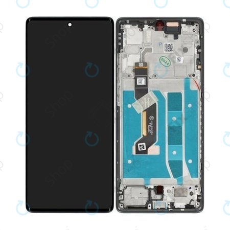 Motorola Moto G85 5G - LCD zaslon + zaslon osjetljiv na dodir + okvir (Urban Grey) - 5D68C24854 Genuine Service Pack