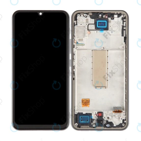 Samsung Galaxy A34 5G A346B - LCD zaslon + zaslon osjetljiv na dodir + okvir (Black) OLED