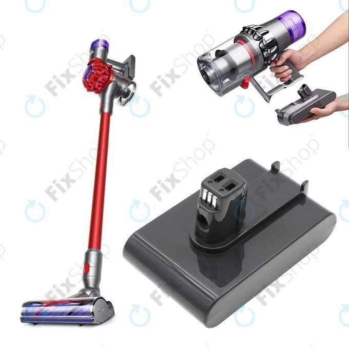 Baterija za Dyson DC31, DC34, DC35, DC44, 1500mAh, Li-Ion, 22.2V, 17083-2811, HQ