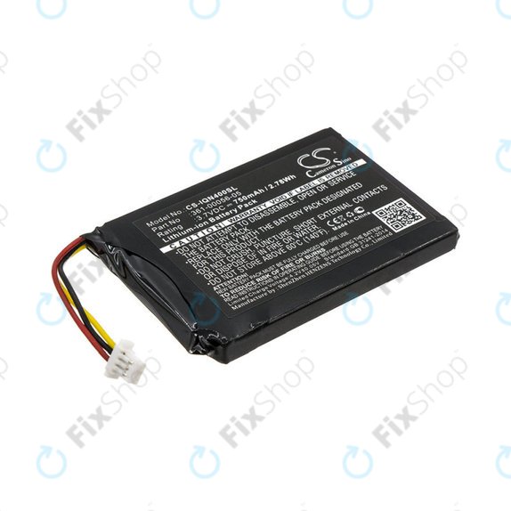 Baterija za Garmin Nüvi 40, 750mAh, Li-Ion, 3.7V, 361-00056-05, HQ