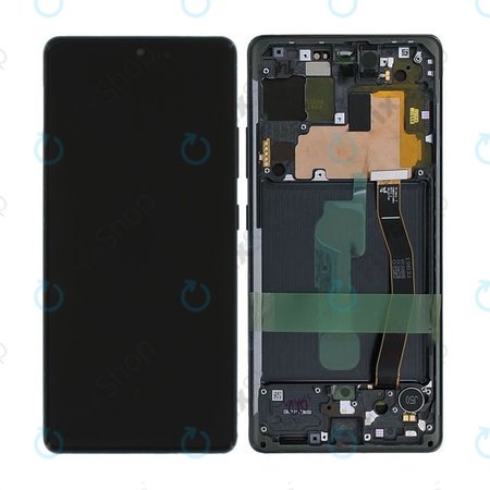 Samsung Galaxy S10 Lite G770F - LCD zaslon + zaslon osjetljiv na dodir + okvir (Prism Black) - GH82-21672A, GH82-22044A, GH82-22045A, GH82-21992A, GH82-22045A Genuine Service Pack