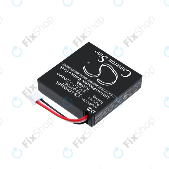 Baterija za Logitech H800, 230mAh, Li-Pol, 3.7V, 533-000067, HQ