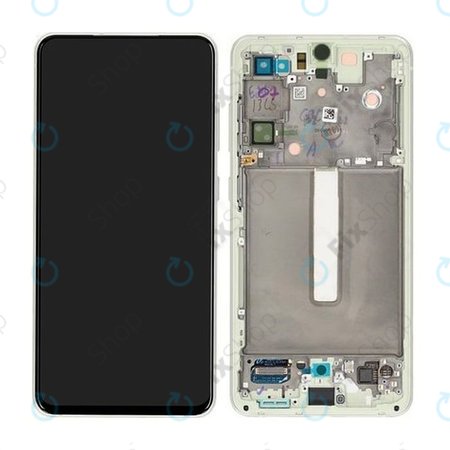 Samsung Galaxy S21 FE G990B - LCD zaslon + zaslon osjetljiv na dodir + okvir (zeleni) - GH82-26414C, GH82-26420C, GH82-26590C Originalni servisni paket