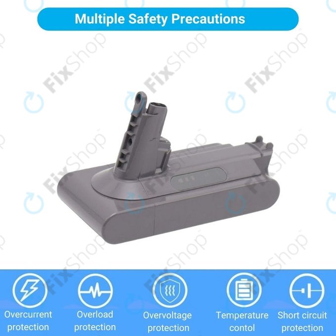 Dyson V10 - Baterija 969352-02, SV12, 206340 Li-Ion 25.2V 2600mAh