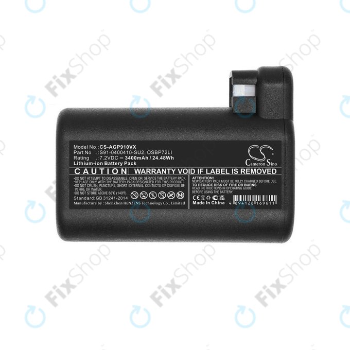 AEG RX-serija, Electrolux E, P-serija - Baterija S91-0400410-SU2, OSBP72LI, OSBP72LI25 3400mAh HQ