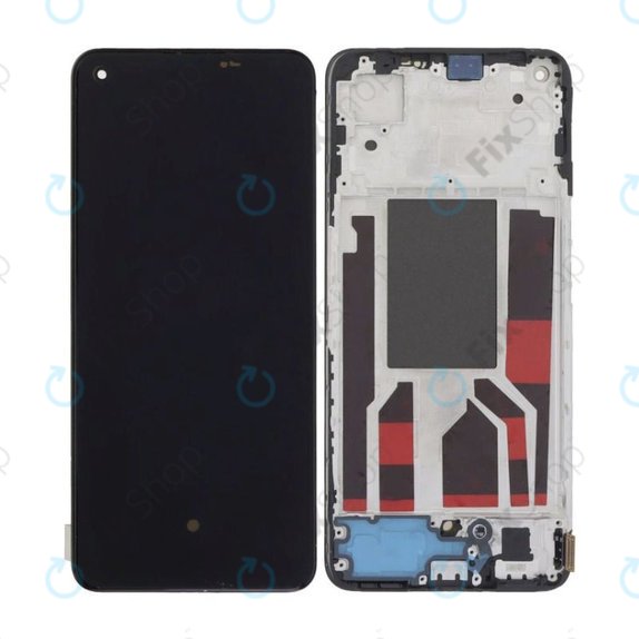 Oppo Reno 8 CPH2359 - LCD zaslon + zaslon osjetljiv na dodir + okvir (Shimmer Black) OLED
