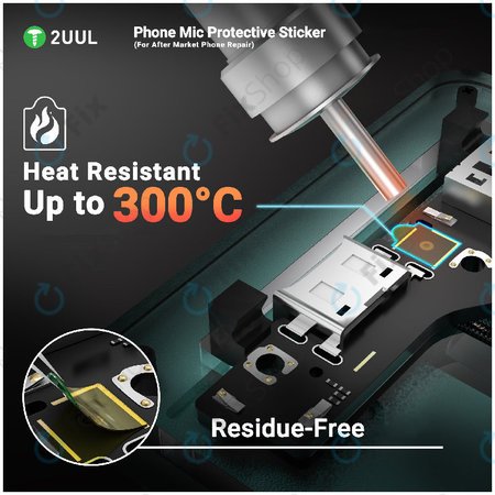 Zaštitne naljepnice za mikrofon telefona, 2UUL DA32, 500kom/pak