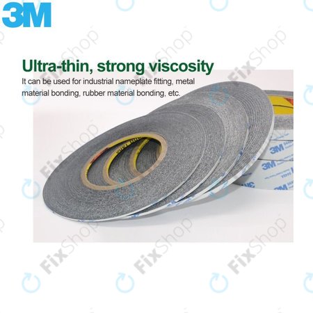 3M - Dvostrana ljepljiva traka - 4 mm x 50 m (crna)